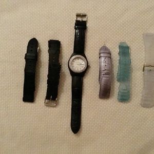 Technomarine watch with diamond bezel